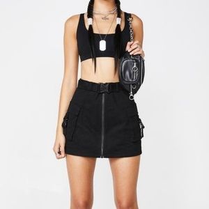 Dollskill Cargo Mini Skirt